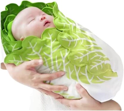 TAIYHGYF おくるみ 新生児 野菜 夏 ガーゼ 抱っこ布団 白菜おくるみ 授乳ケープ