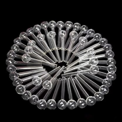 PHOENIX STAR 【厚め耐熱ガラス】 【3本セット】 ガラスパイプ ハッカパイプ メンソール 10.5cm 28mmφ glass pipe - 画像 (5)