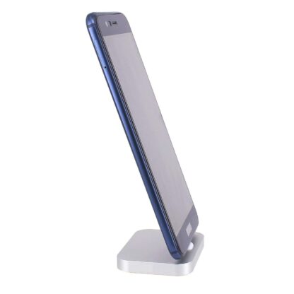 Yeebline Type C チャージャードック [アルミ合金] USB Type-C充電器スタンド クレードル充電ステーション iPhone 15シリーズ、Nexus 6P/5X、OnePlus 3T/3/2、その他のUSB-Cデバイスに対応 (シルバーアルミニウム) - 画像 (6)