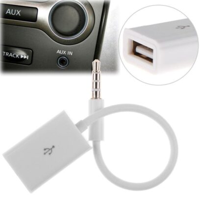 BLUEXIN 3.5 MMオスAuxオーディオプラグジャックにUSB 2.0メス変換ケーブルコードen - 画像 (7)