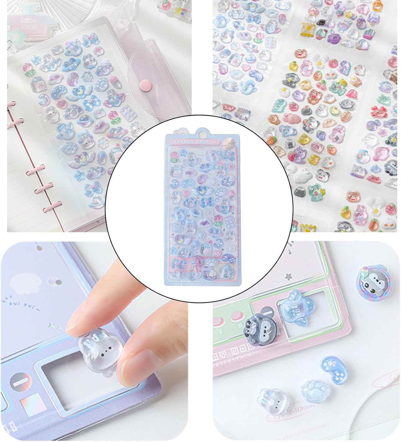 カートゥーン 3D ステッカー スクラップブッキング ステッカー 漫画 動物 ステッカー プランナー ジャーナル タブレット スケートボード ネイル デカール (複製) - 画像 (6)