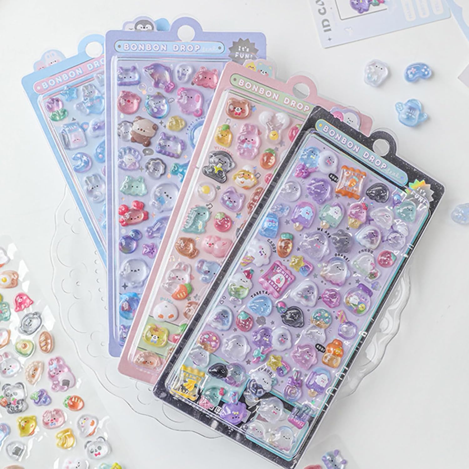 カートゥーン 3D ステッカー スクラップブッキング ステッカー 漫画 動物 ステッカー プランナー ジャーナル タブレット スケートボード ネイル デカール (複製) - 画像 (4)