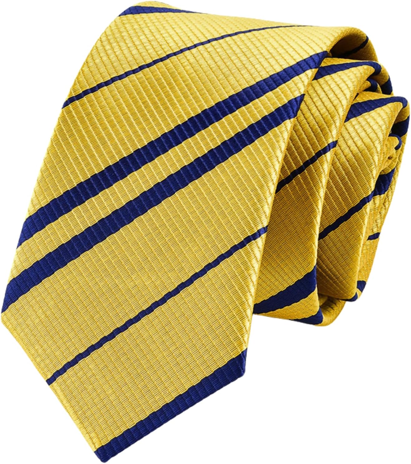 [eleeje] コスプレ ネクタイ for HARRY POTTER レイブンクロー風 (黄) ボーダー柄 学園風 衣装 アクセサリー ハロウィン 仮装 コスチューム用小物 男女兼用